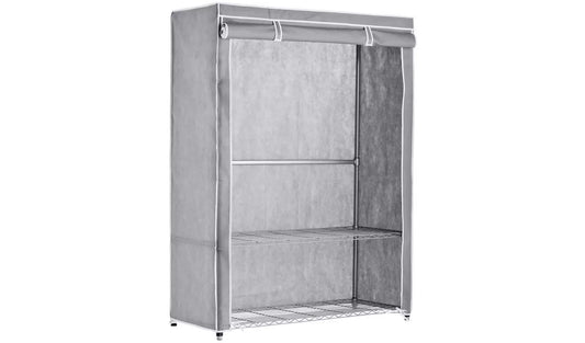 Double Heavy Duty Covered Rail - Grey
