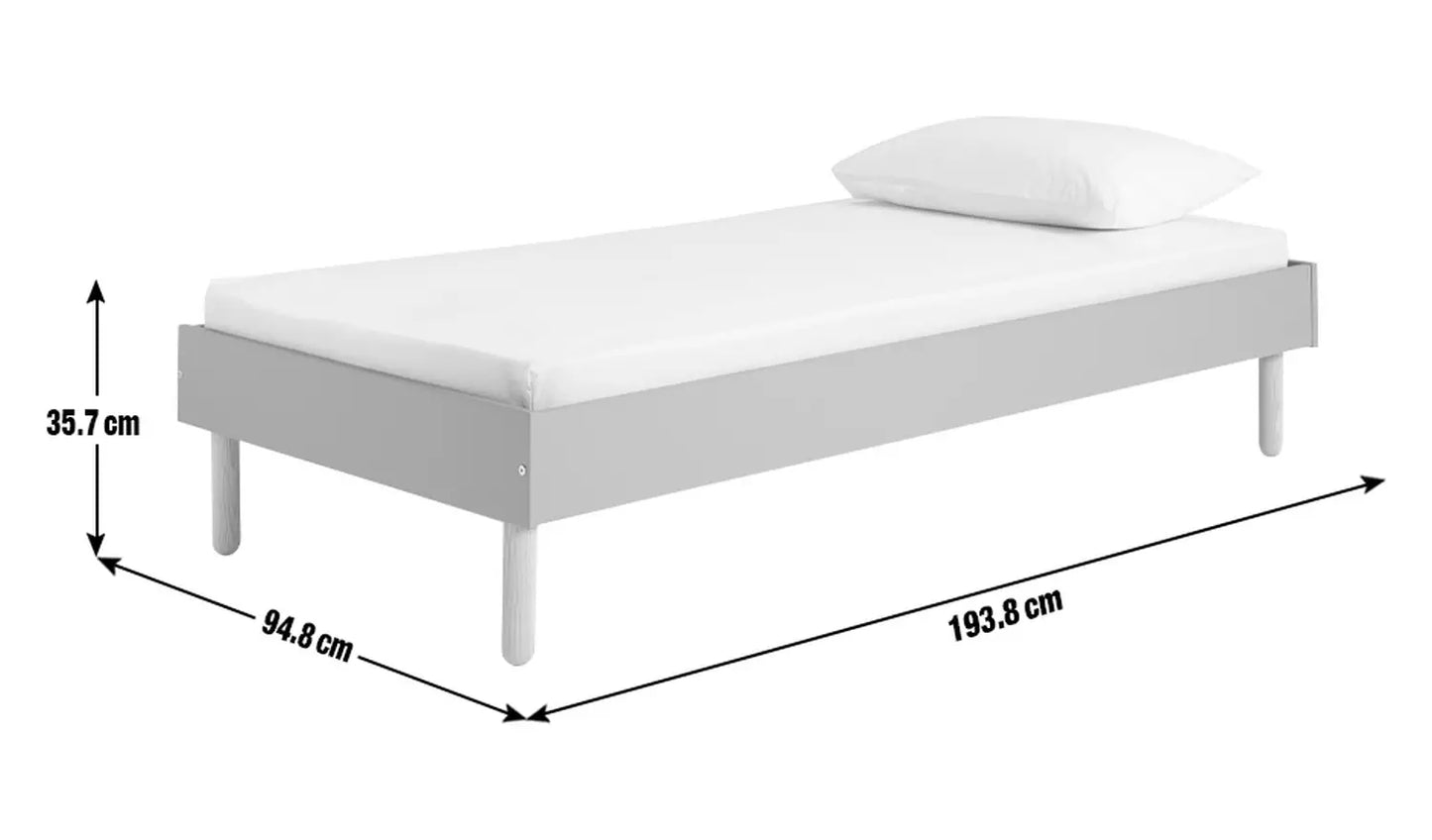 Habitat Eden Single Platform Bed Frame - White