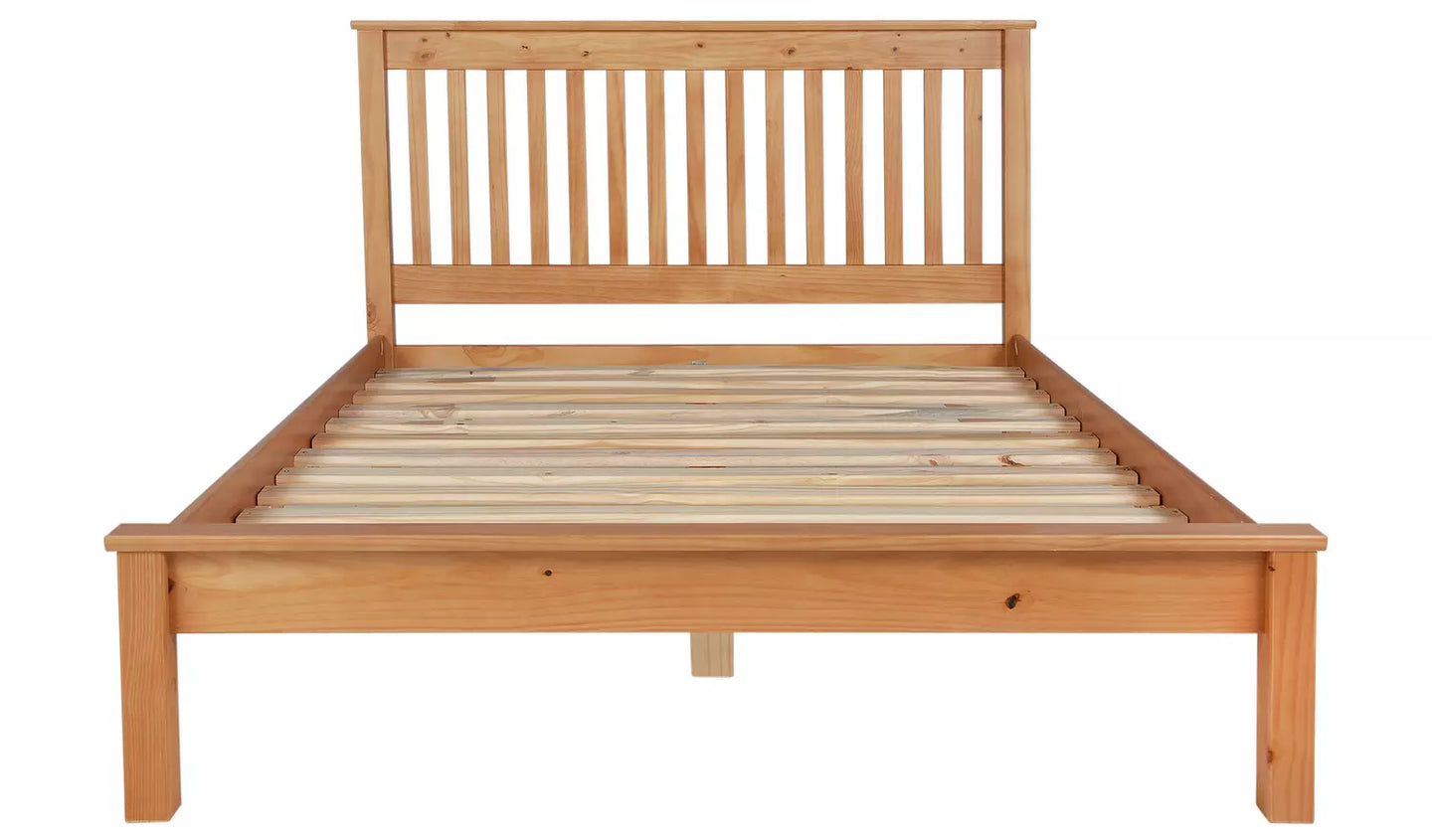 Habitat Aspley Double Wooden Bed Frame - Oak Stain