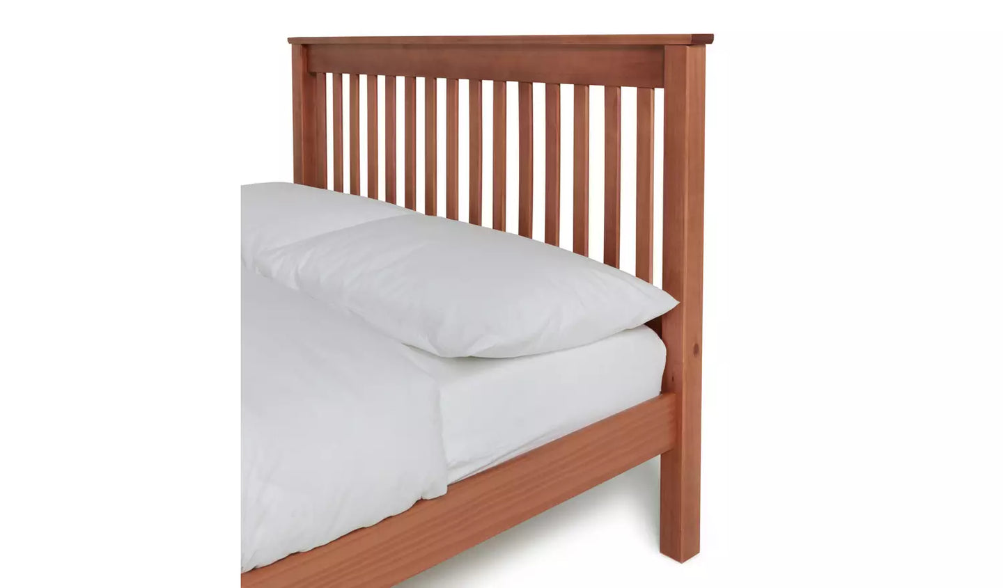 Habitat Aspley Double Wooden Bed Frame - Oak Stain