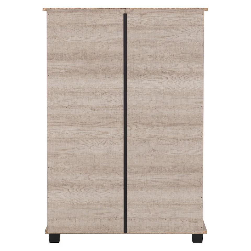 Assembled Light Oak Effect 3+ 2 Drawer Chest
