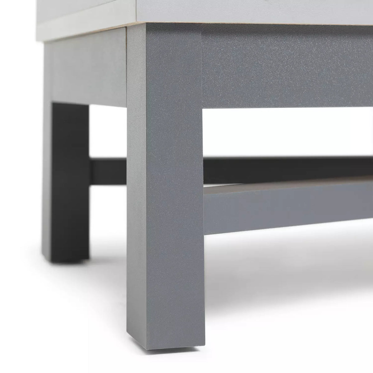 Assembled  Habitat Zander Textured 50 Inch TV Unit - Grey