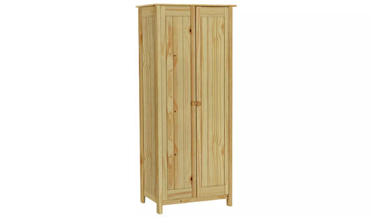 Assembled Scandinavia 2 Door Wardrobe - Pine