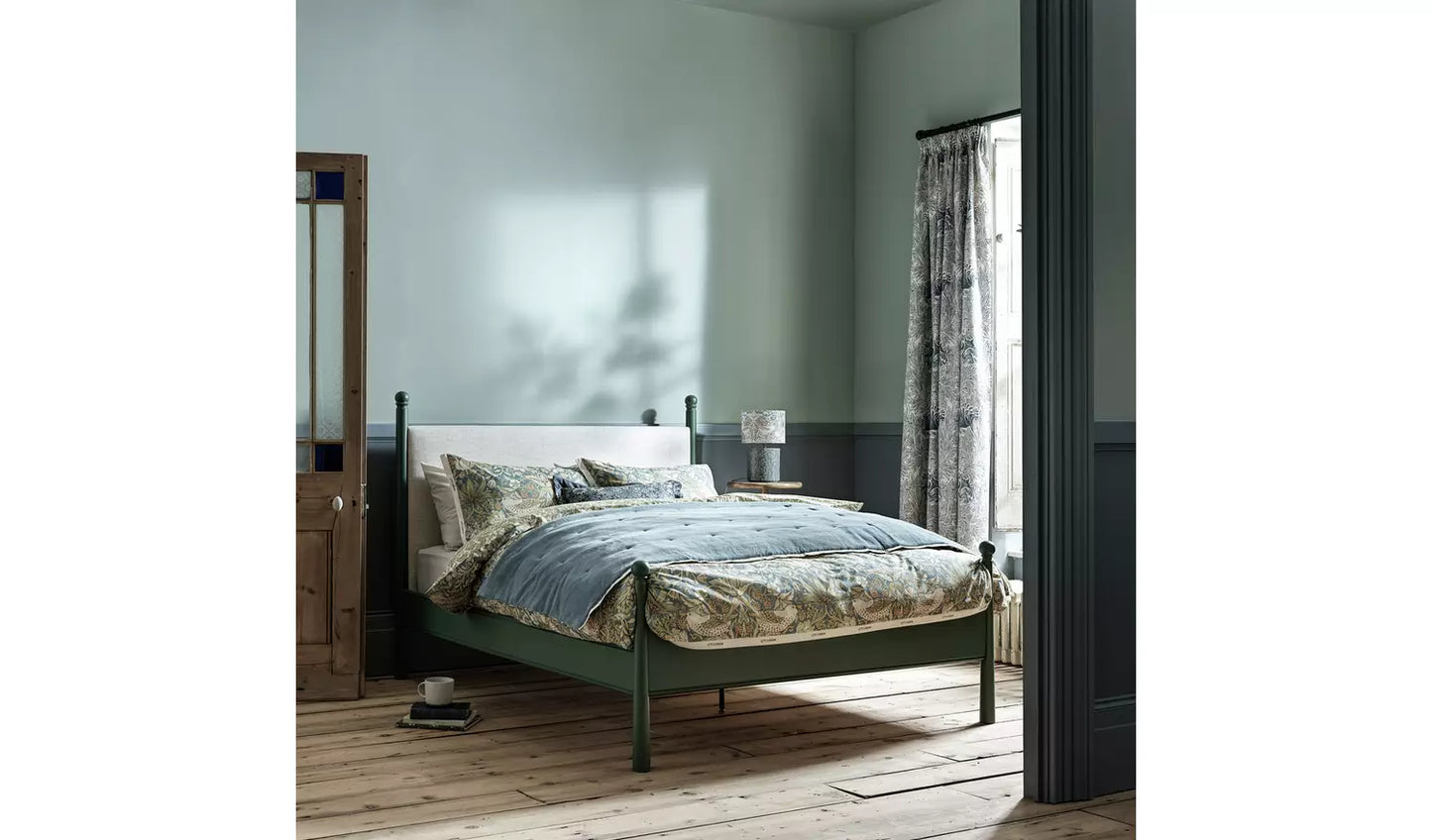 Habitat x Morris & Co. Double Bed Frame - Green