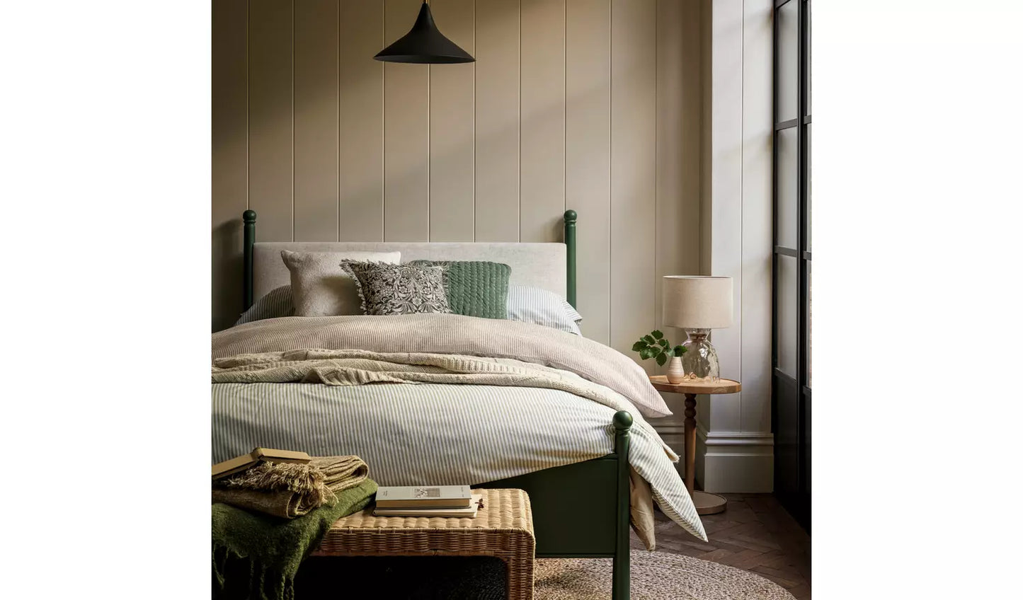 Habitat x Morris & Co. Double Bed Frame - Green