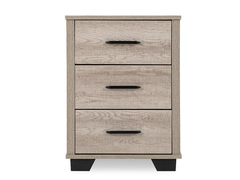 Assembled Drawer Bedside - Light Oak