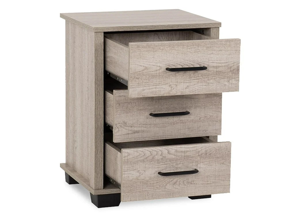 Assembled Drawer Bedside - Light Oak