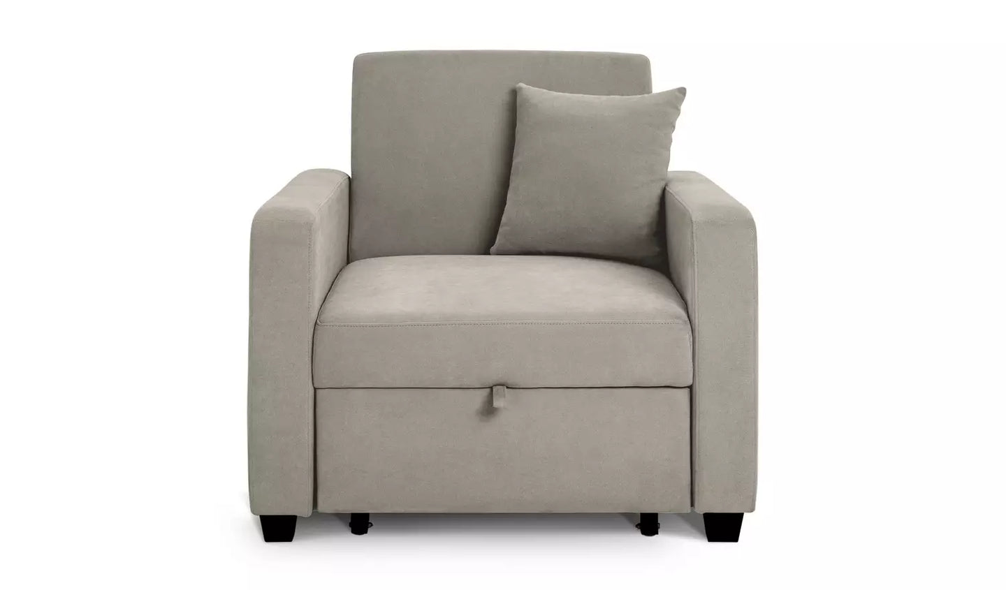 Habitat Reagan Single Fabric Chairbed - Natural