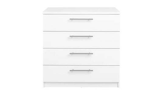 Brisbane 4 Drawer Chest - White