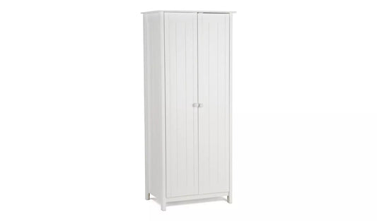 Assembled Scandinavia 2 Door Wardrobe - White