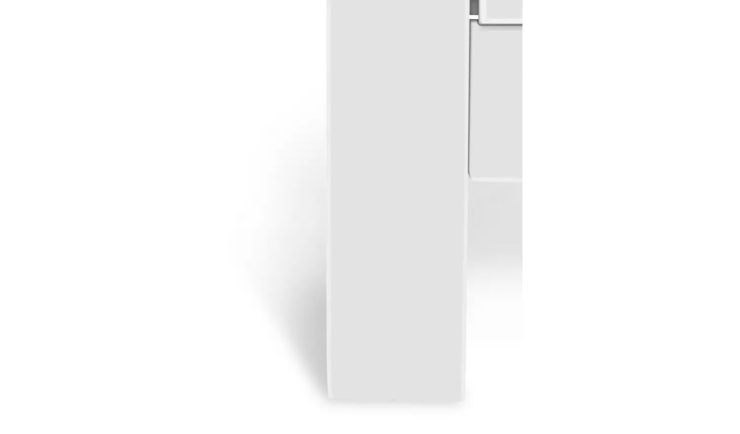 Assembled Scandinavia 2 Door Wardrobe - White