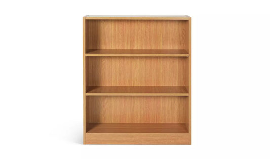 Assembled Apley Short Bookcase - Oak Effect
