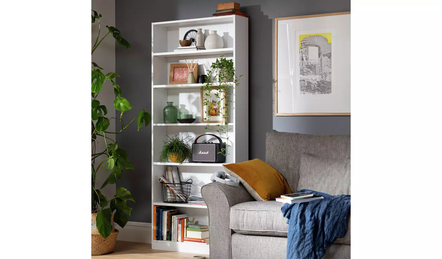 Maine Bookcase - White