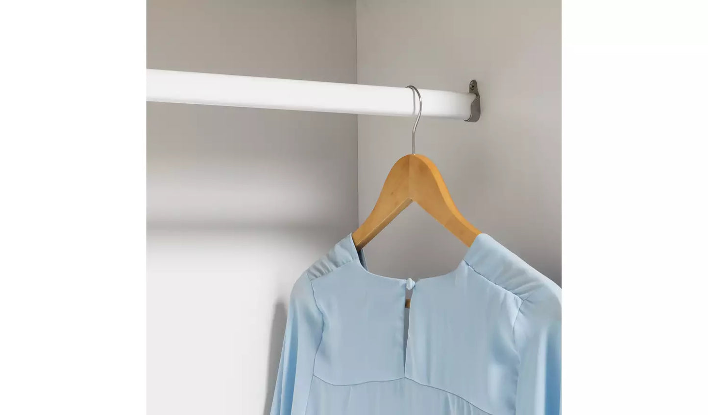 Scandinavia 3 Door Mirrored Wardrobe - White