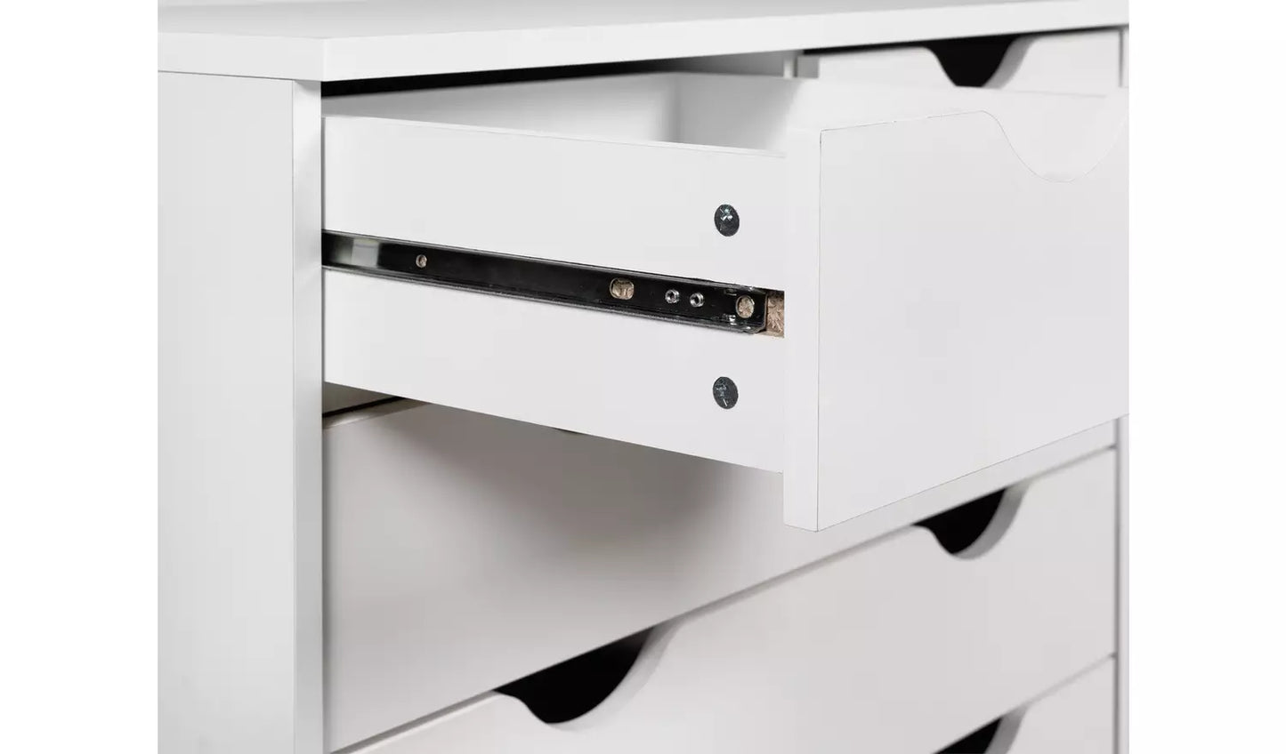 Assembled Habitat Kids Pagnell 5 Drawer Chest - White
