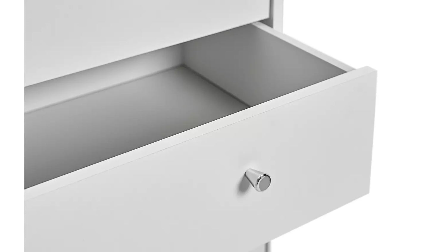 Assembled Malibu 7 Drawer Chest - White
