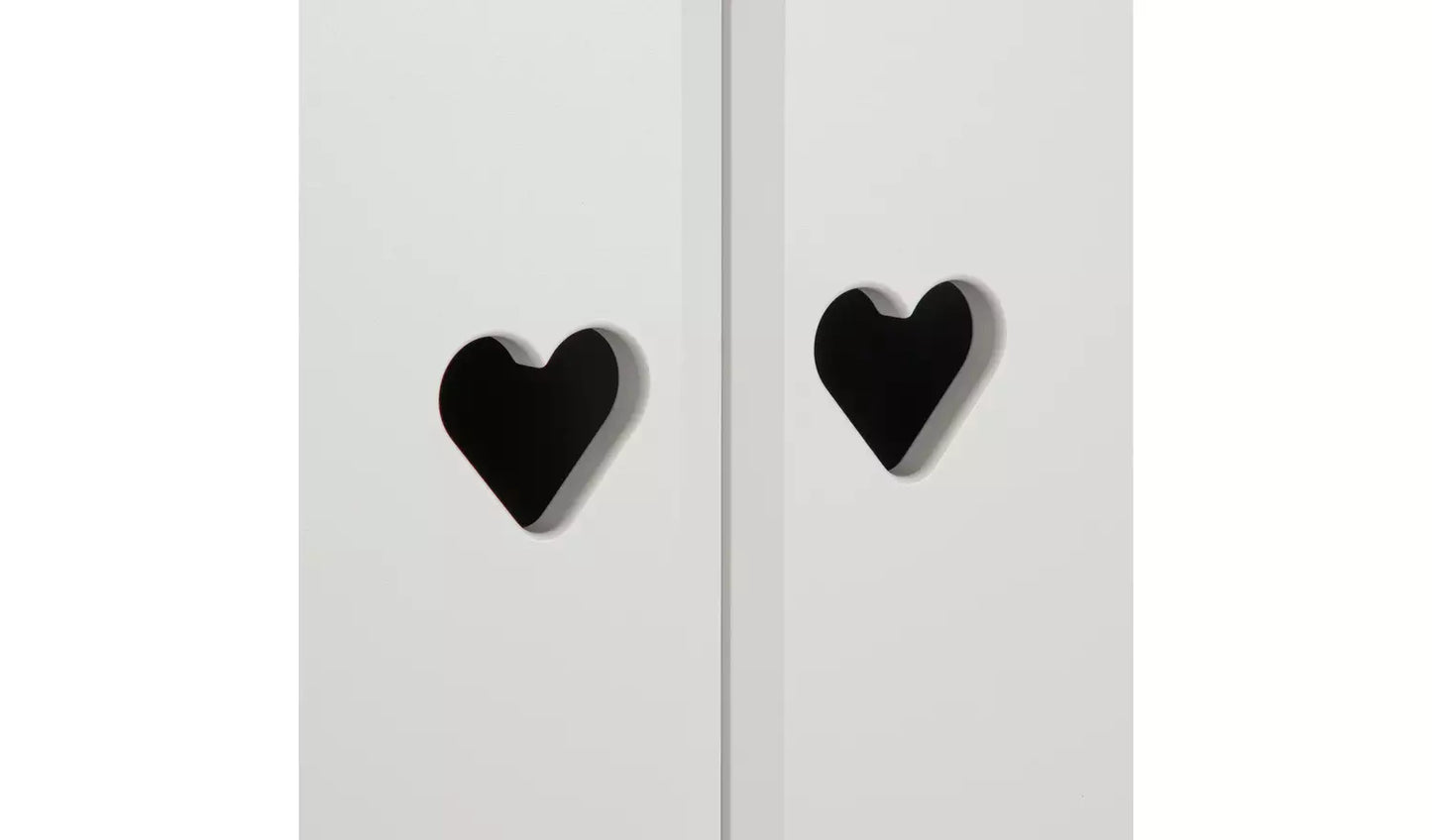 Assembled Kids Mia 2 Door Wardrobe - White