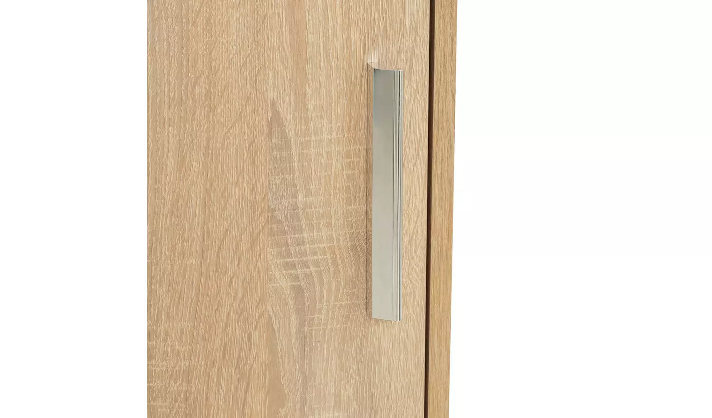 Assembled Nova 2 Door Sliding Wardrobe - Oak