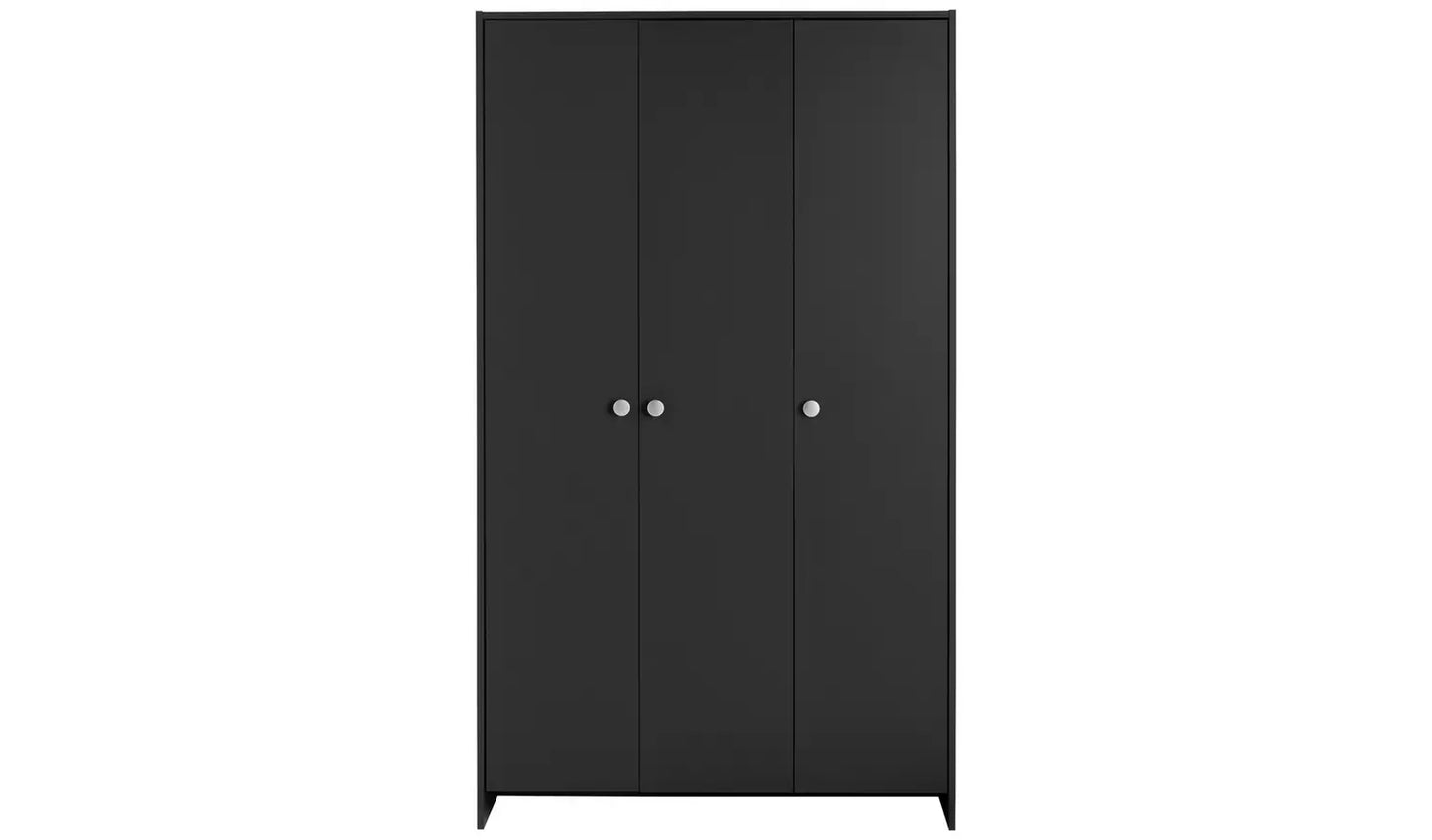 Seville 3 Door Wardrobe - Anthracite