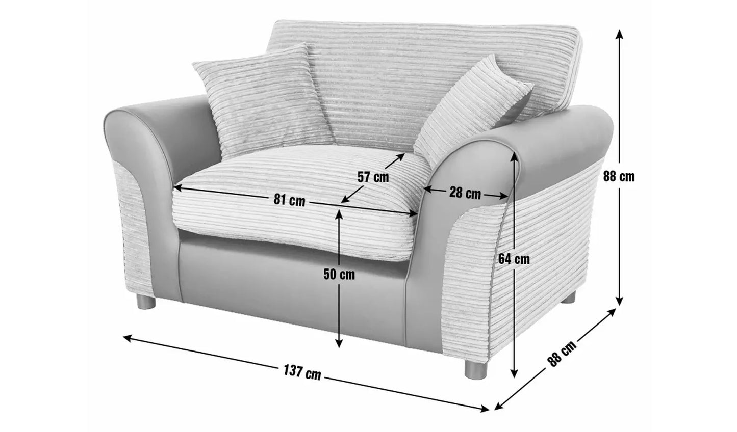 Harry Cuddle Chair - Charcoal