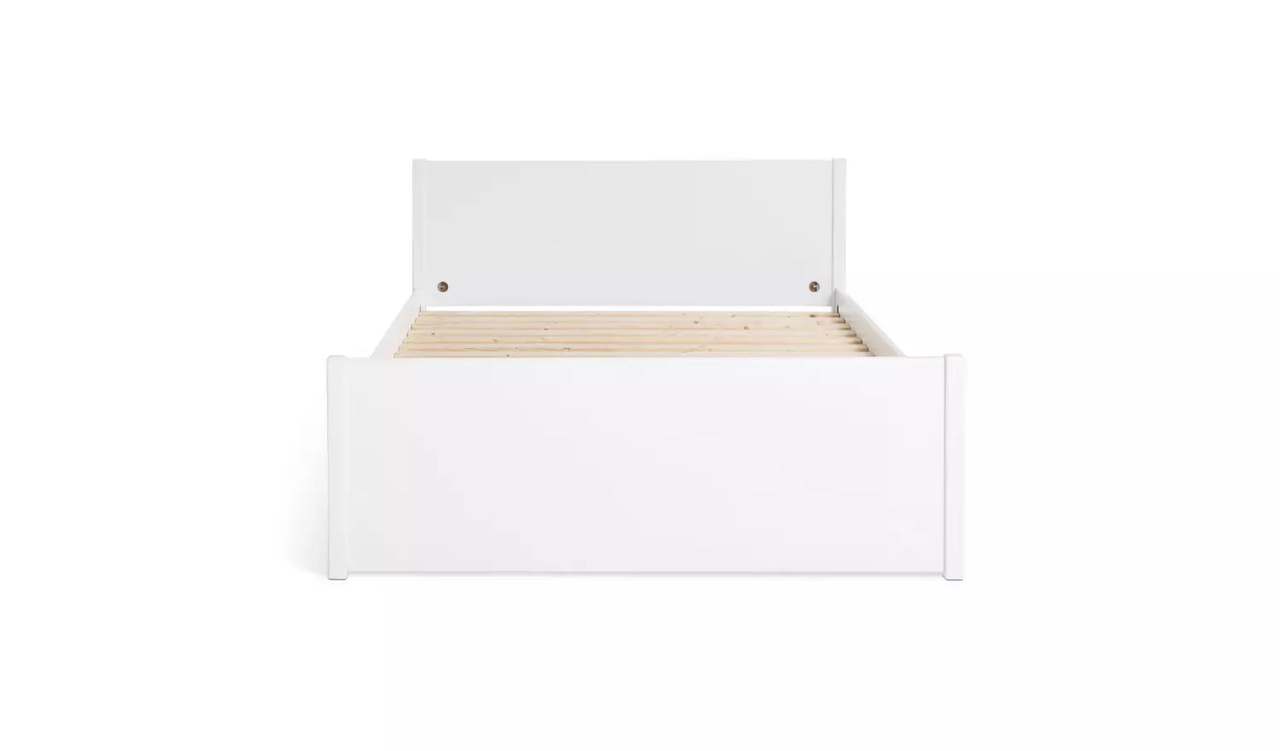 Jenson Small Double Wooden Bed Frame - White