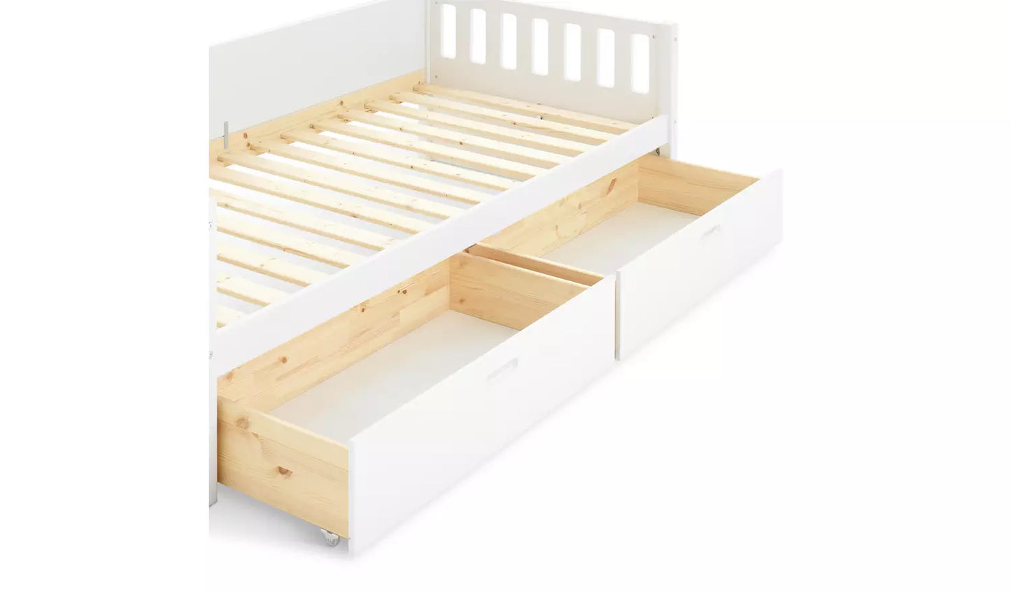 Habitat Kids Ronnie Single Day Bed & Drawer - White