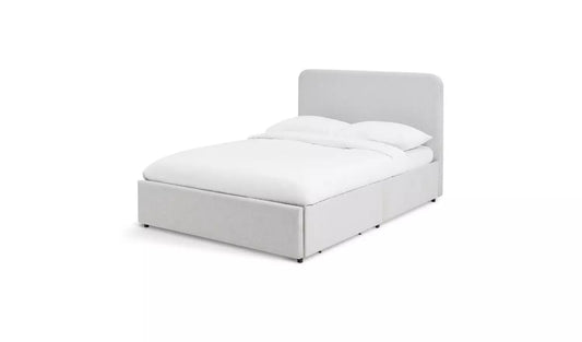 Assembeld Habitat Chadwell Double Storage Bed Frame - Grey (Mattress Included)