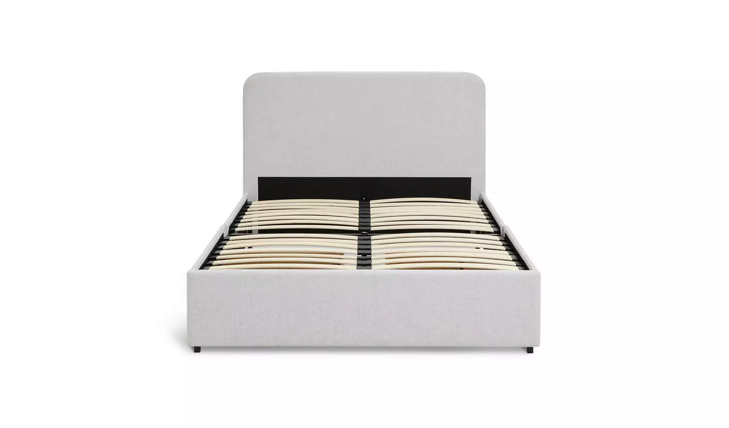 Assembeld Habitat Chadwell Double Storage Bed Frame - Grey (Mattress Included)