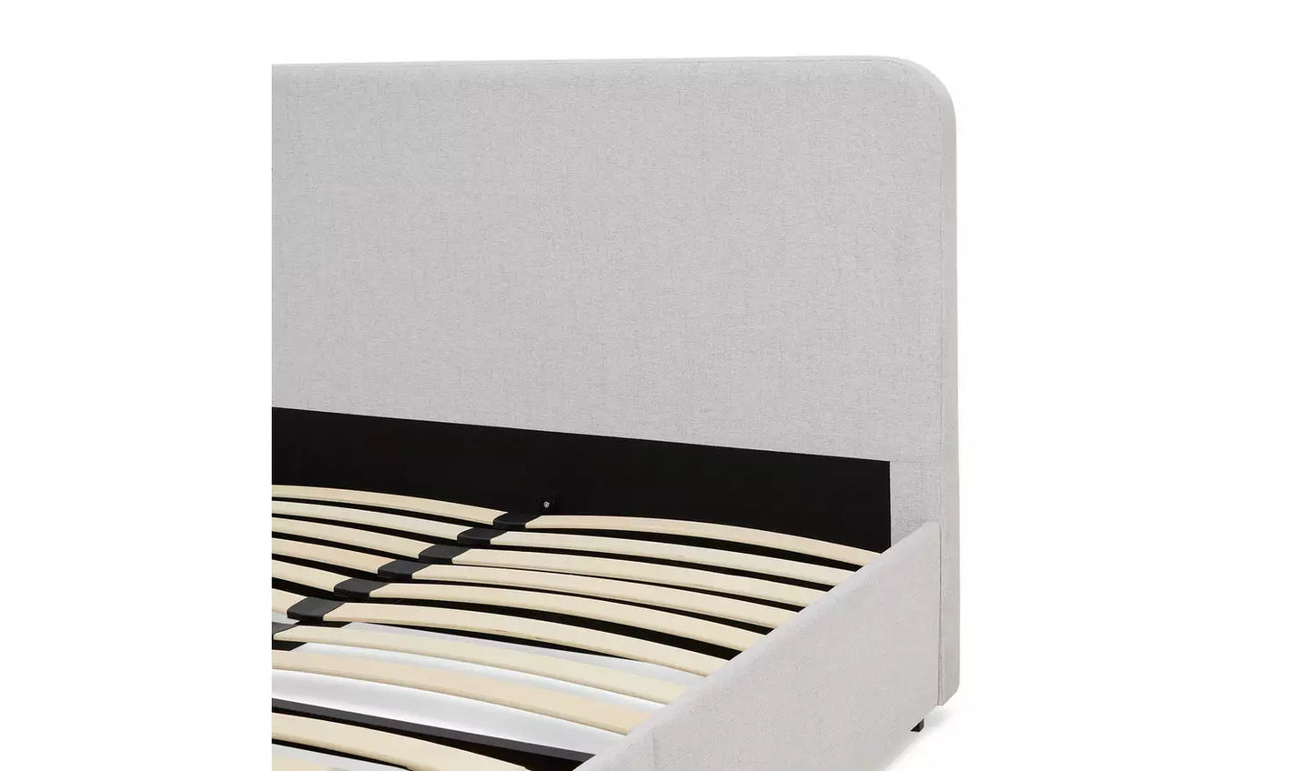 Assembeld Habitat Chadwell Double Storage Bed Frame - Grey (Mattress Included)