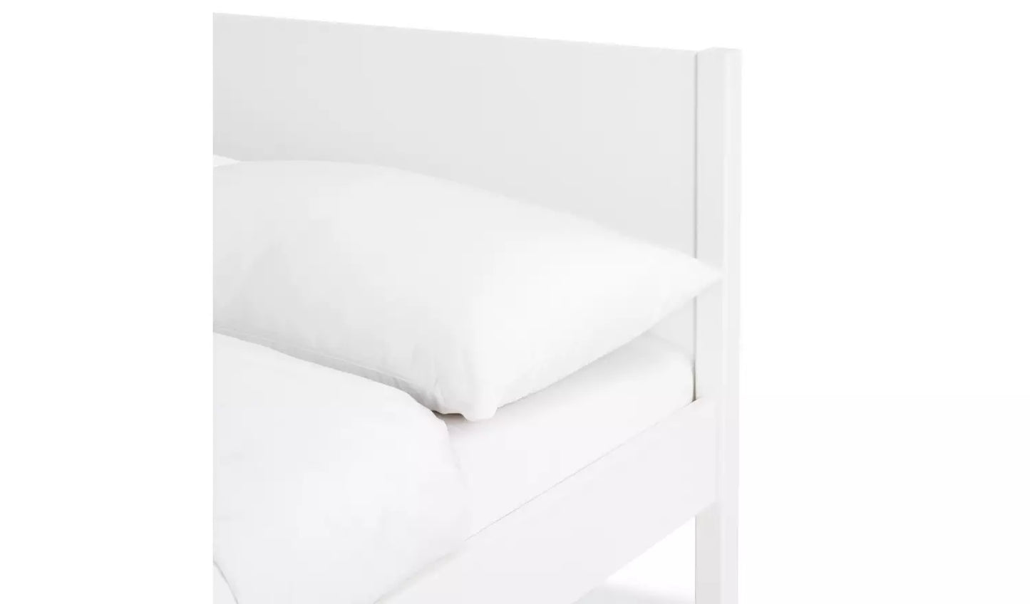 Jenson Double Wooden Bed Frame - White