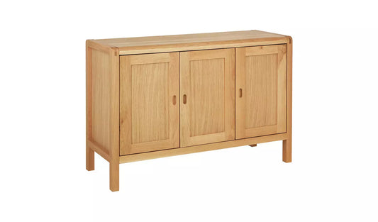 Habitat Radius 3 Door Oak Sideboard - Natural