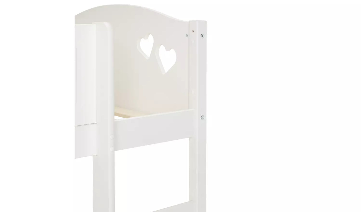 Mia Single Bunk Bed - White