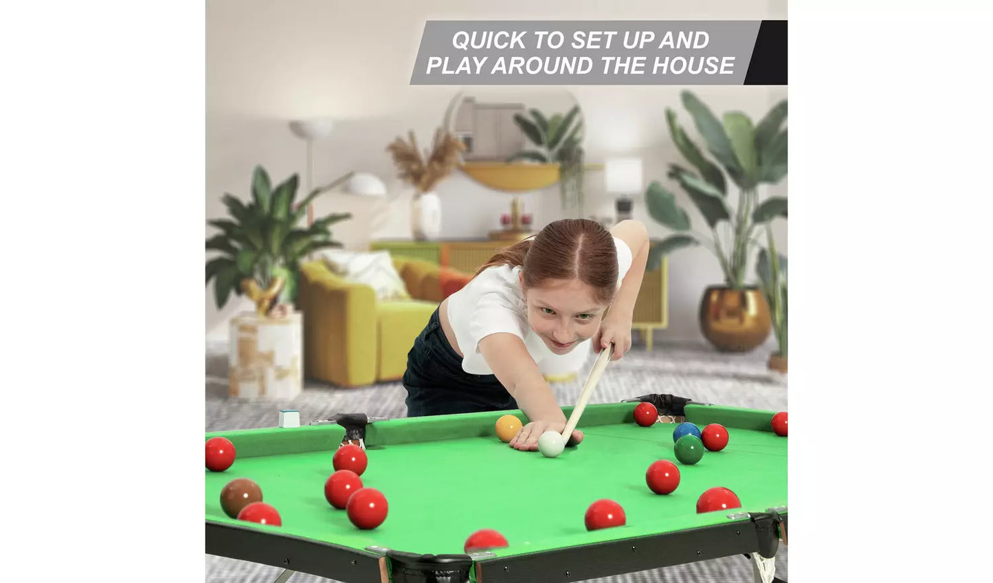 Hy-Pro 4ft 6in Folding Snooker and Pool Table