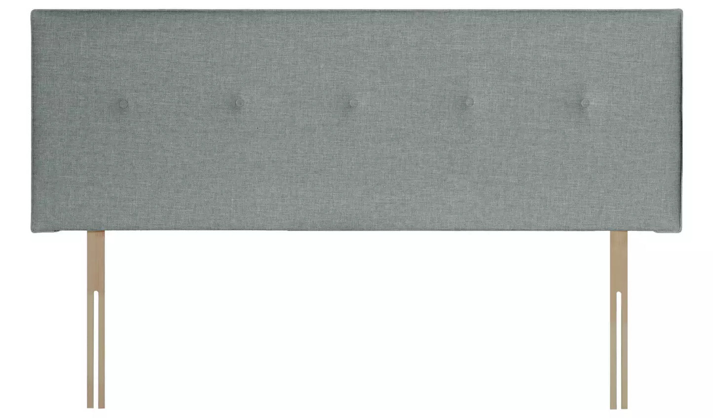 Dalham Fabric Double Headboard - Grey