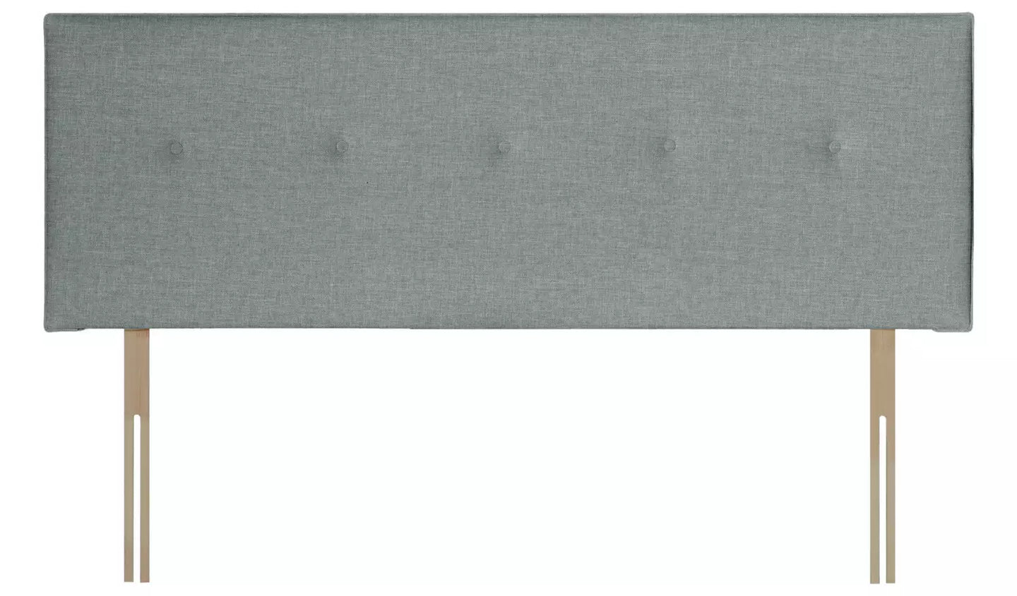 Dalham Fabric Double Headboard - Grey