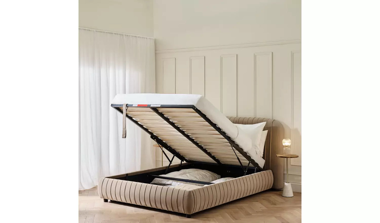 Habitat Beatrix Double End Lift Ottoman Bed - Mink