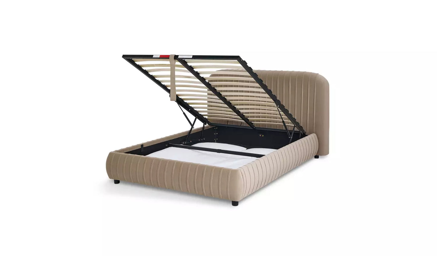 Habitat Beatrix Double End Lift Ottoman Bed - Mink