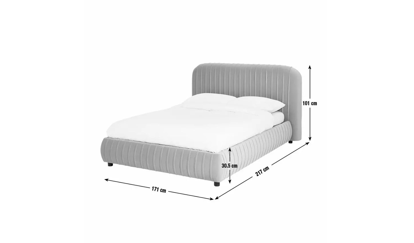 Habitat Beatrix Double End Lift Ottoman Bed - Mink