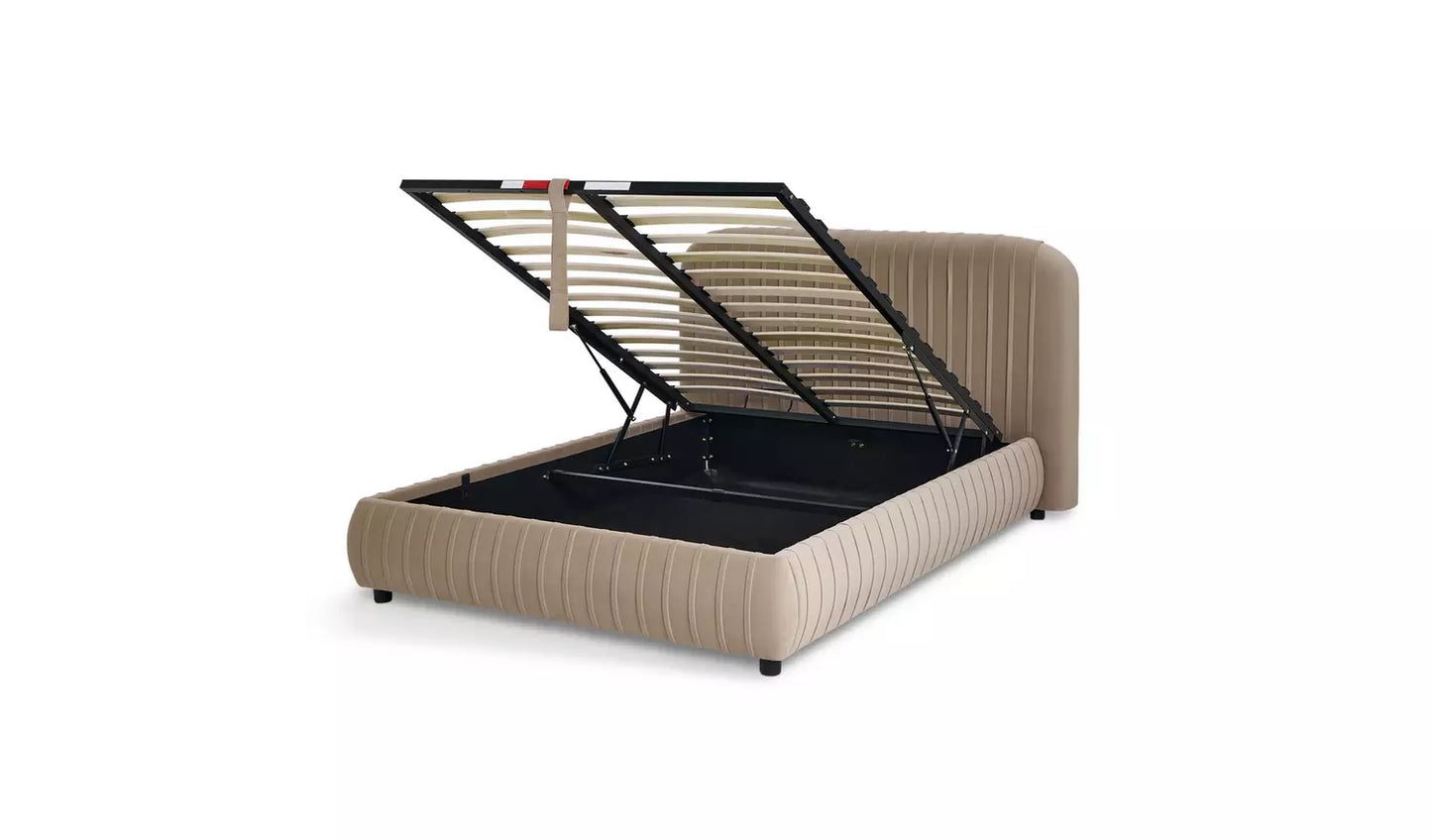 Habitat Beatrix Double End Lift Ottoman Bed - Mink