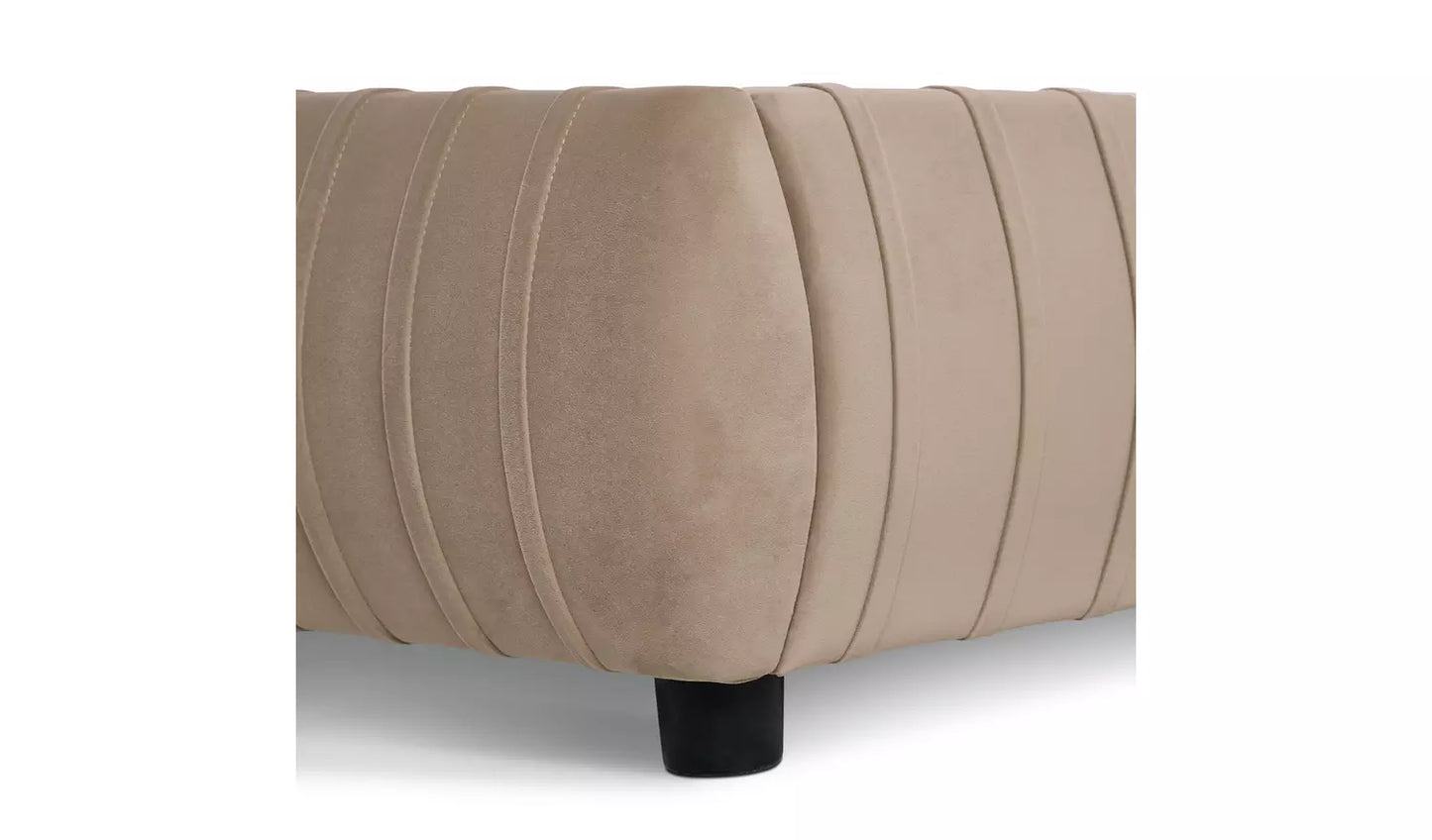 Habitat Beatrix Double End Lift Ottoman Bed - Mink