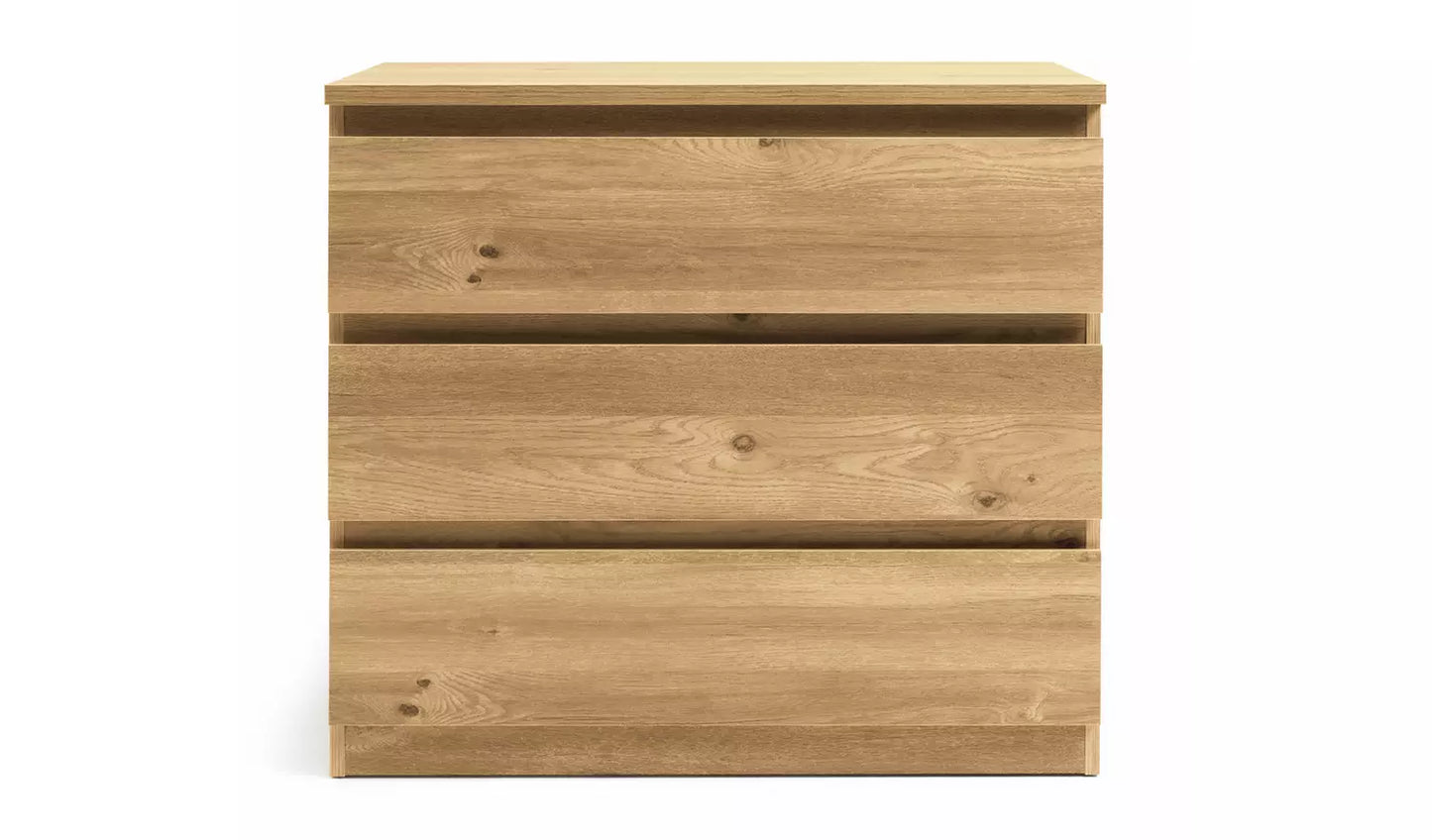 Habitat Jenson 3 Drawer Chest - Oak Effect