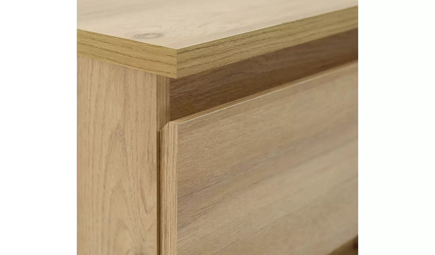 Assembled Jenson 3 Drawer Chest - Oak Effect