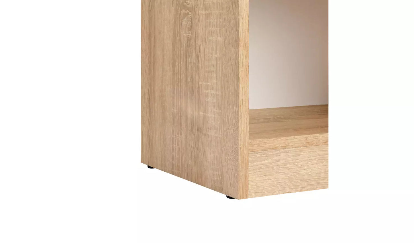 Carla 1 Door Display Cabinet - Oak