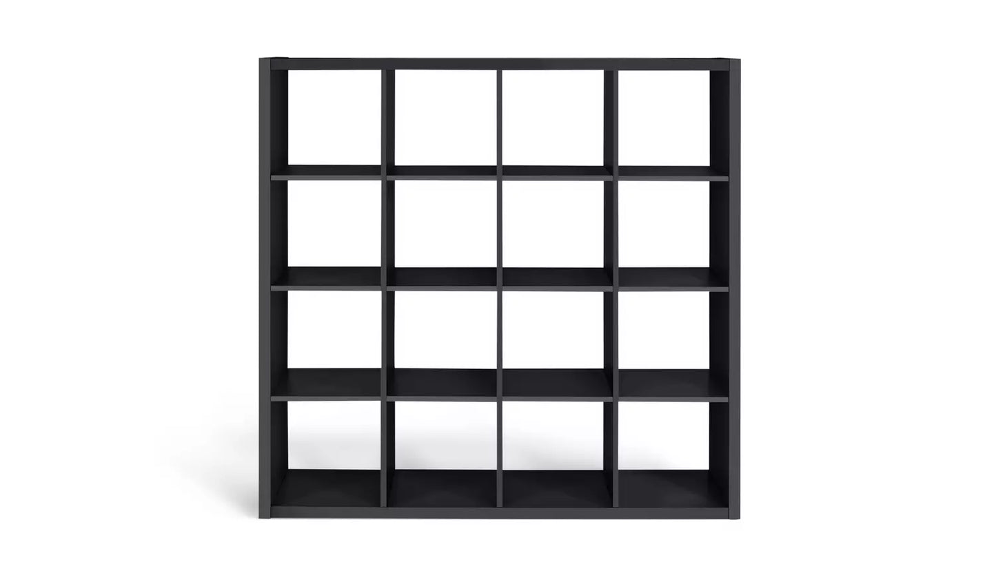 Habitat Squares Plus 16 Cube Storage Unit - Black