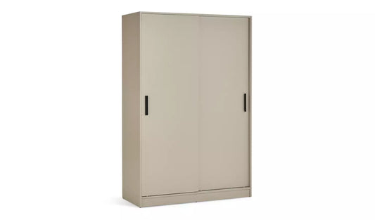 Nova 2 Door Sliding Wardrobe - Beige
