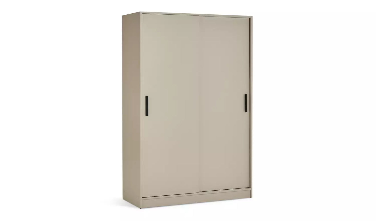 Nova 2 Door Sliding Wardrobe - Beige
