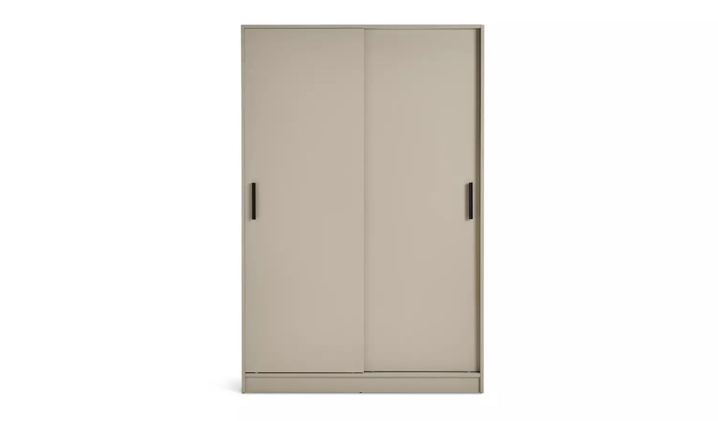 Nova 2 Door Sliding Wardrobe - Beige