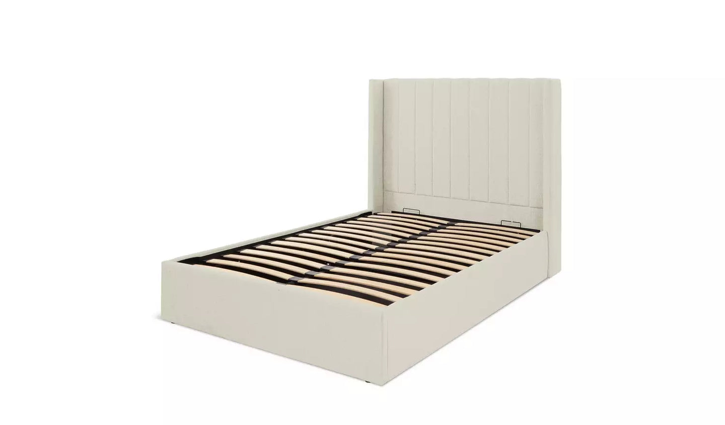 Habitat Kempley Double End Lift Ottoman Bed - Cream
