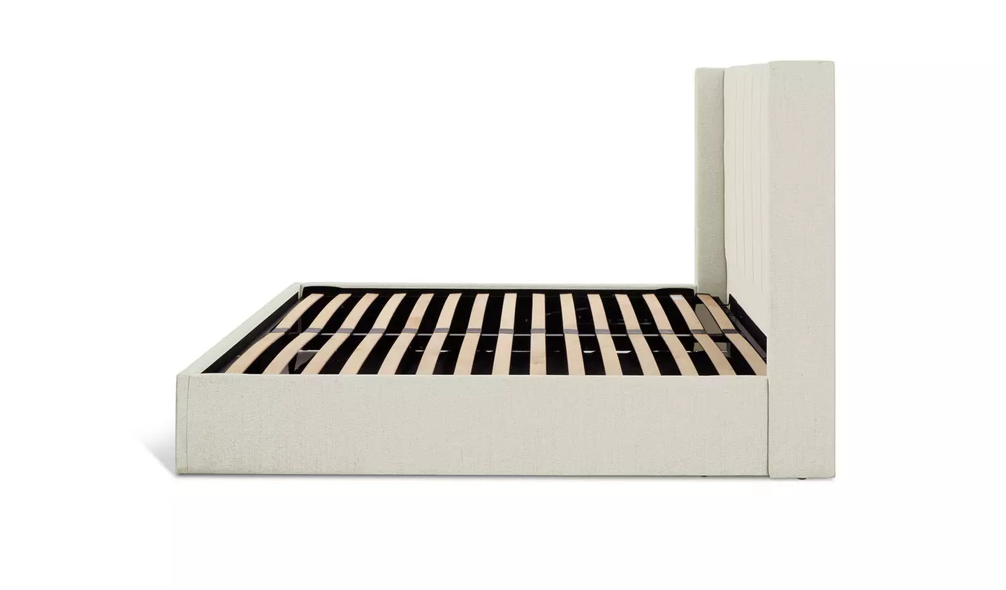 Habitat Kempley Double End Lift Ottoman Bed - Cream