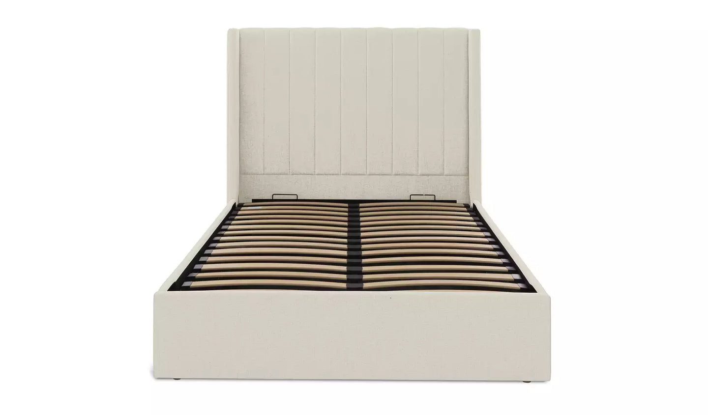 Habitat Kempley Double End Lift Ottoman Bed - Cream